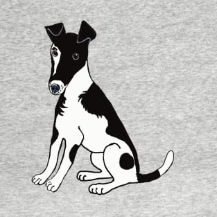 Black and White Fox Terrier T-Shirt